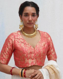 Tarini Brocade Blouse - Onam