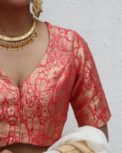 Tarini Brocade Blouse - Onam