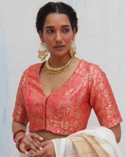 Tarini Brocade Blouse - Onam