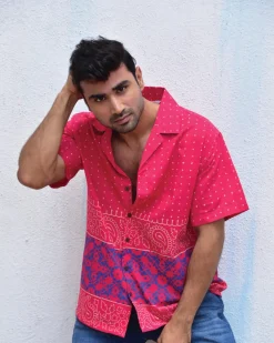 Tribal Tapestries Handblockprinted Pure Cotton Shirt