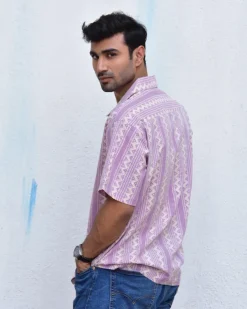 Tribal Twist Handblockprinted Pure Cotton Shirt