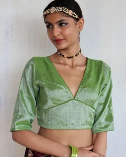 Vana Cotton Zari Blouse-Shringaar
