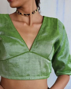 Vana Cotton Zari Blouse-Shringaar