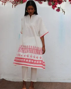 Vanalika Block printed Cotton Kurta Set - BGVL