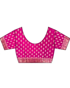 Visakha Blockprinted Dola Silk Saree - RB