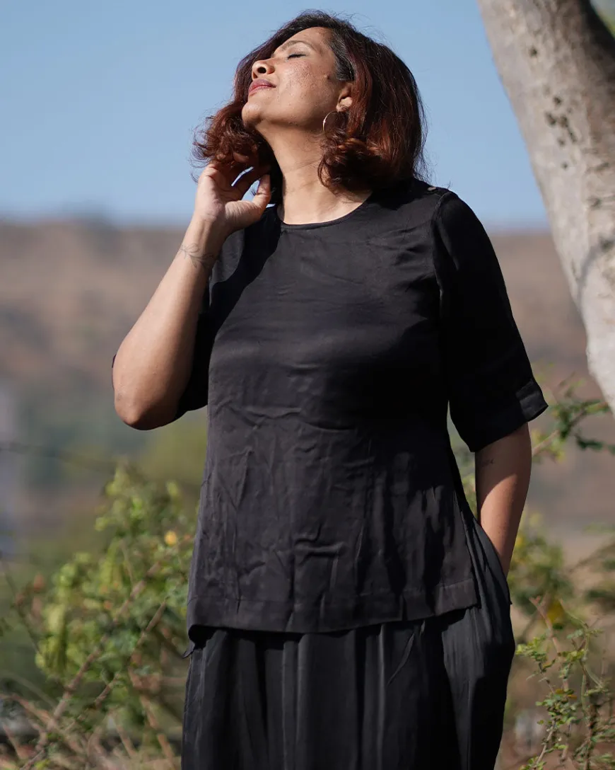 Wander Modal Silk Top