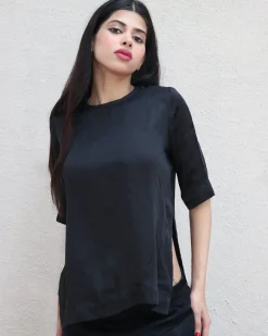 Wander Modal Silk Top