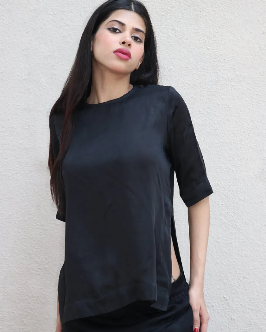 Wander Modal Silk Top