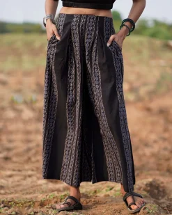 Wind Dance Blockprinted Cotton Pant-WWB