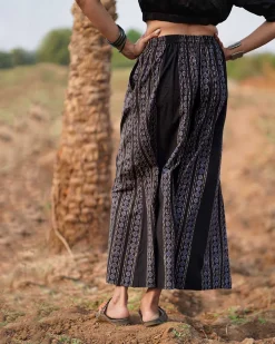 Wind Dance Blockprinted Cotton Pant-WWB