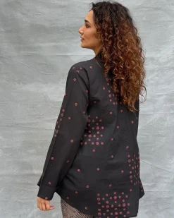 Windsong Blockprinted Cotton Top