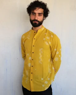 Yellow Mens Shirt - Love Despite