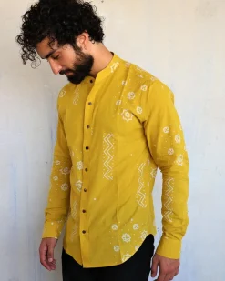 Yellow Mens Shirt - Love Despite