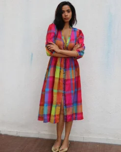 Zehra Handwoven Cotton Dress