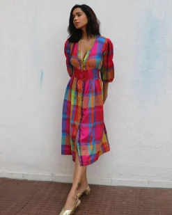 Zehra Handwoven Cotton Dress