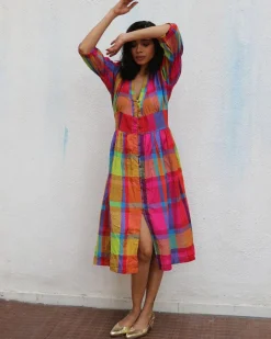 Zehra Handwoven Cotton Dress