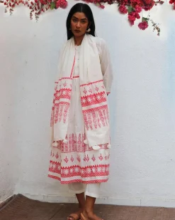 Zubeira Blockprinted Cotton Kurta Set - BGVL